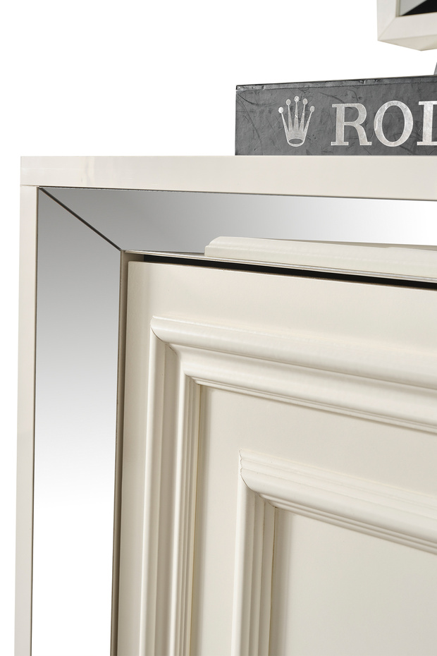 Rosa Silver Modern Konsol - 4