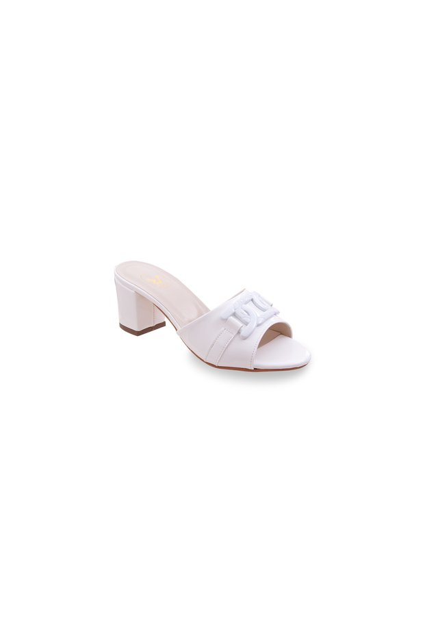 Dowry-Engagement-Henna-Wedding Open Slippers Evening Dress with Rhinestone Buckle and Feather Band