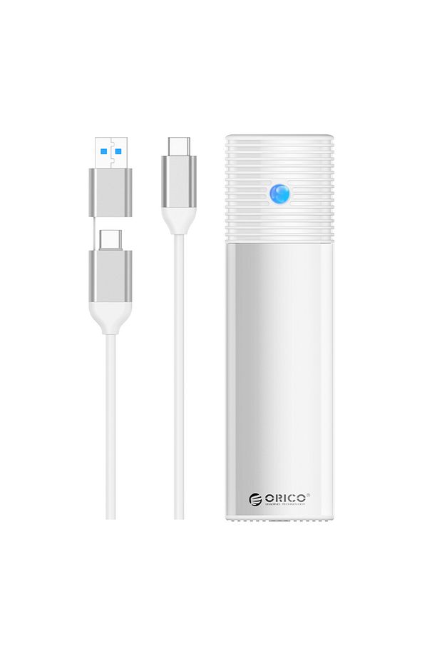 USB3.2 Gen2 10Gbps 4TB M.2 NVME NGFF SSD Harddisk Kutusu, SATA PCIe M-Key B+M Key, Beyaz uyumlu - 2