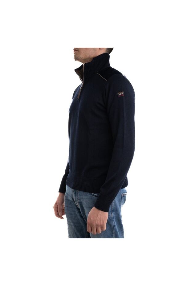 Men's Zıpped Pullover c.W. Wool Kazak - 2