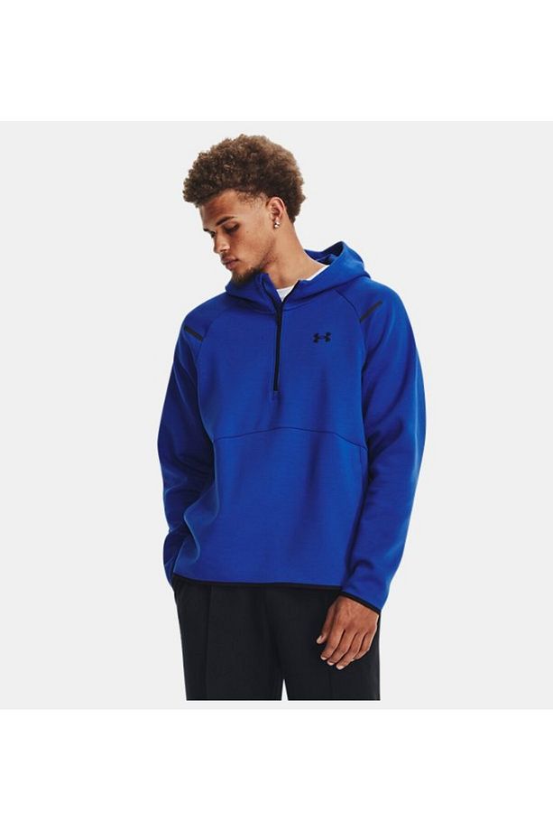 Erkek UA Unstoppable Fleece Kapüşonlu Üst 1379811-400 - 1