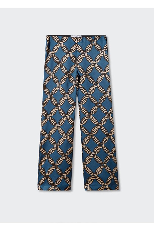 Gemusterte Satinhose - 3