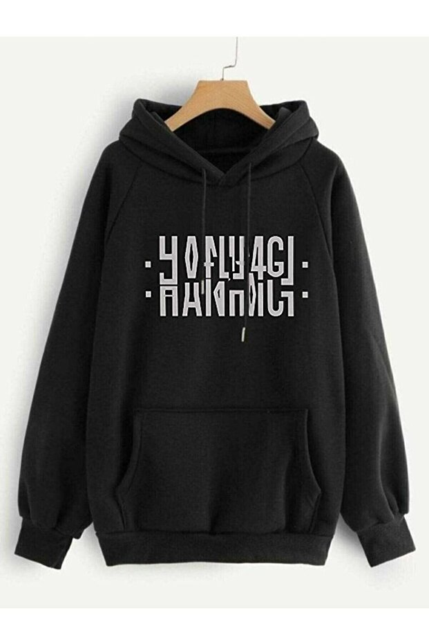 HANIMCI مطبوعة مقنعين البلوز المعتاد