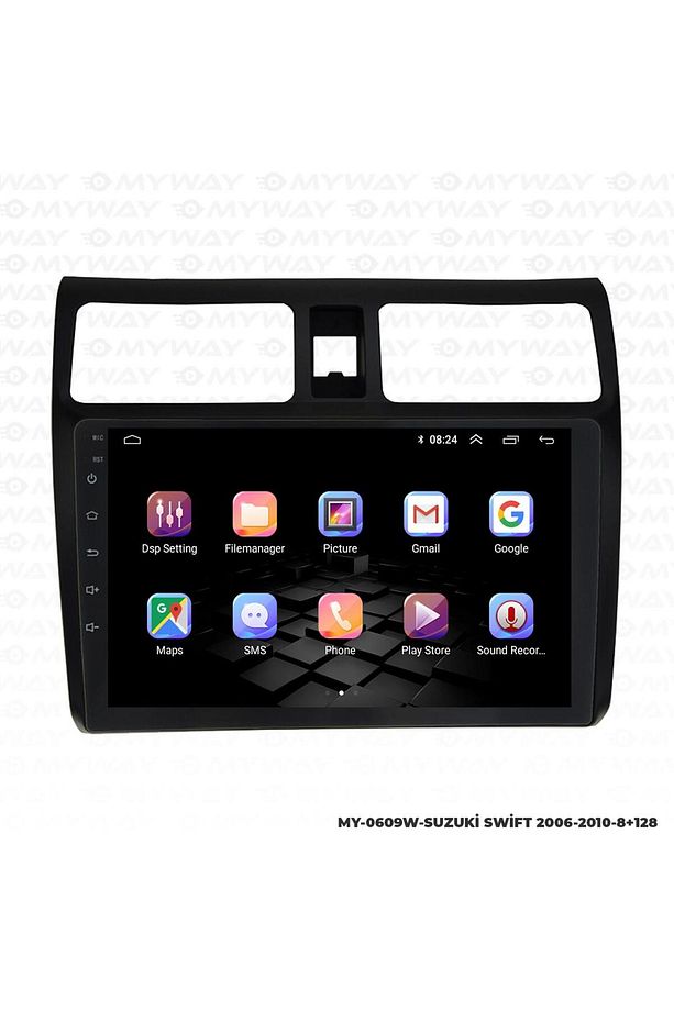 SUZUKİ SWİFT ANDROİD 12 MULTİMEDYA CARPLAY 4GB RAM+64GB HDD 2006-2010 NAVİGASYON EKRAN - 6
