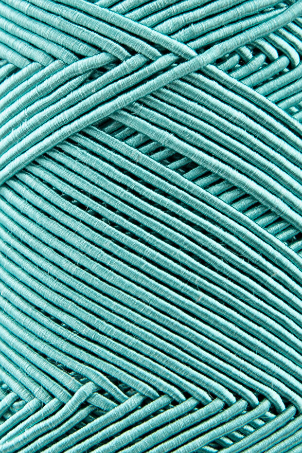 Premium Chic&Easy 200 gr Slim Supra Thread Macrame Thread Waxed Thread Runner Thread Bag Thread Passing Thread Mint - 2