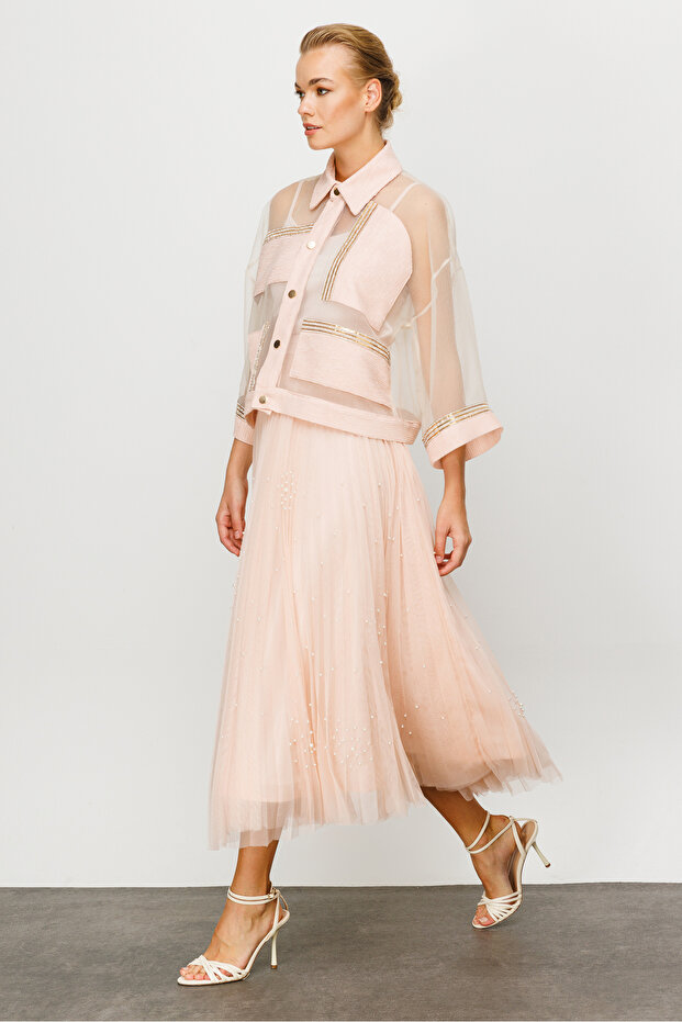 Payet Şeritli Kısa Ceket - 2