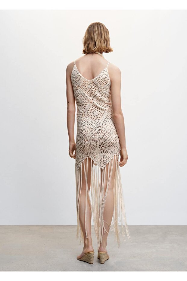 Püsküllü Kroşe Elbise - 4