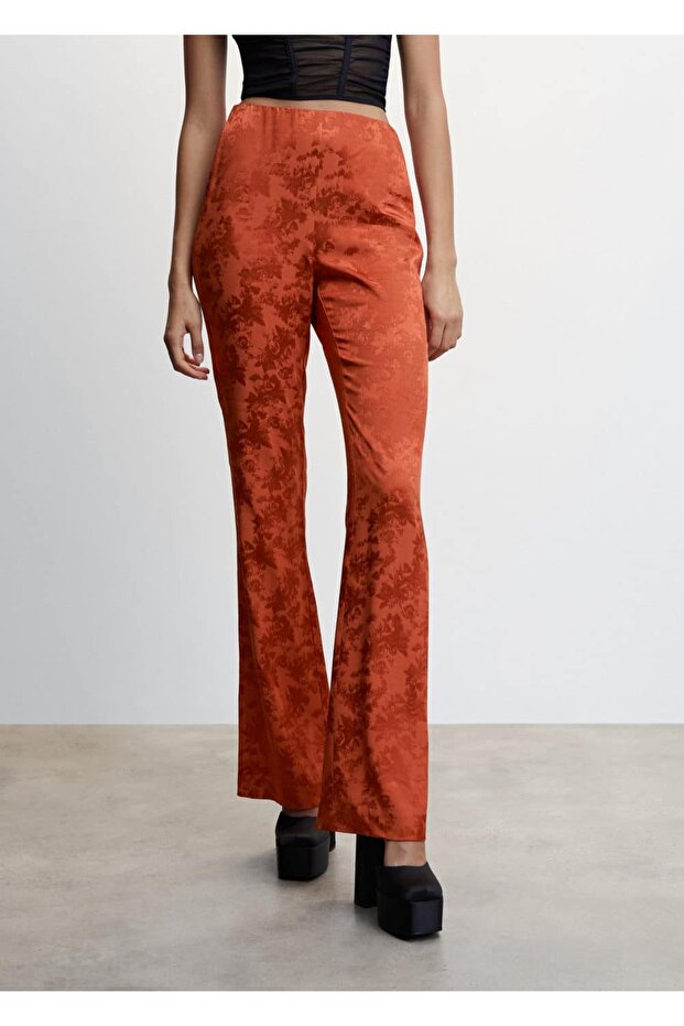 Dökümlü Jakar Pantolon - 1