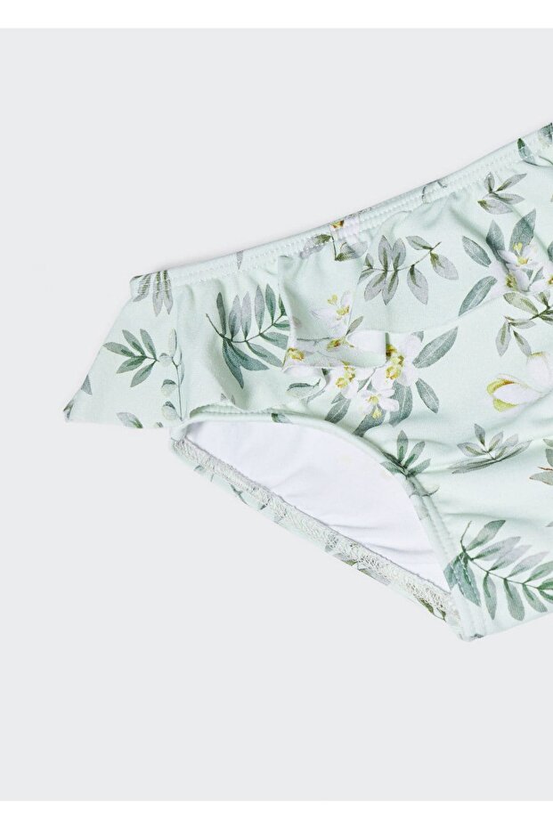 Leaf Patterned Swimsuit - 4