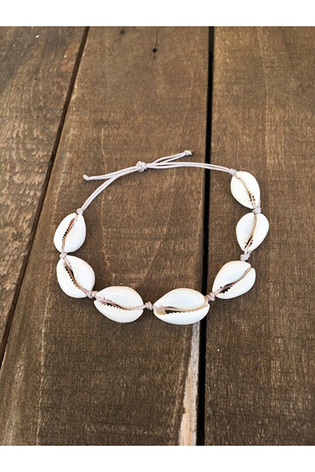 Real Seashell Bracelet (BEIGE STRING) - 1