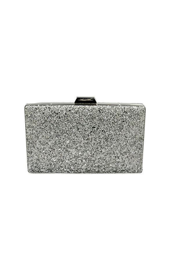 Silver Gray Lame Color Sequin Sequin Bag Evening Bag Evening Dress Bag Portfolio Clutch