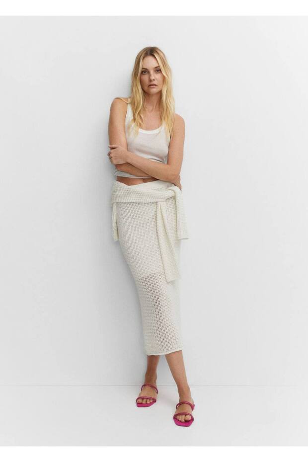 Bantlı Taş Işlemeli Sandalet - 2