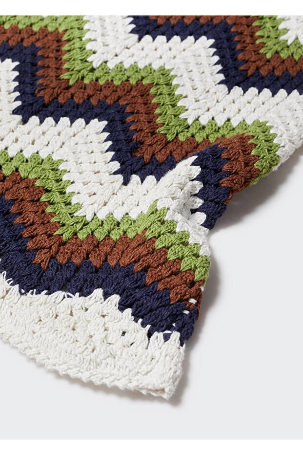 Kroşe Mini Elbise - 6