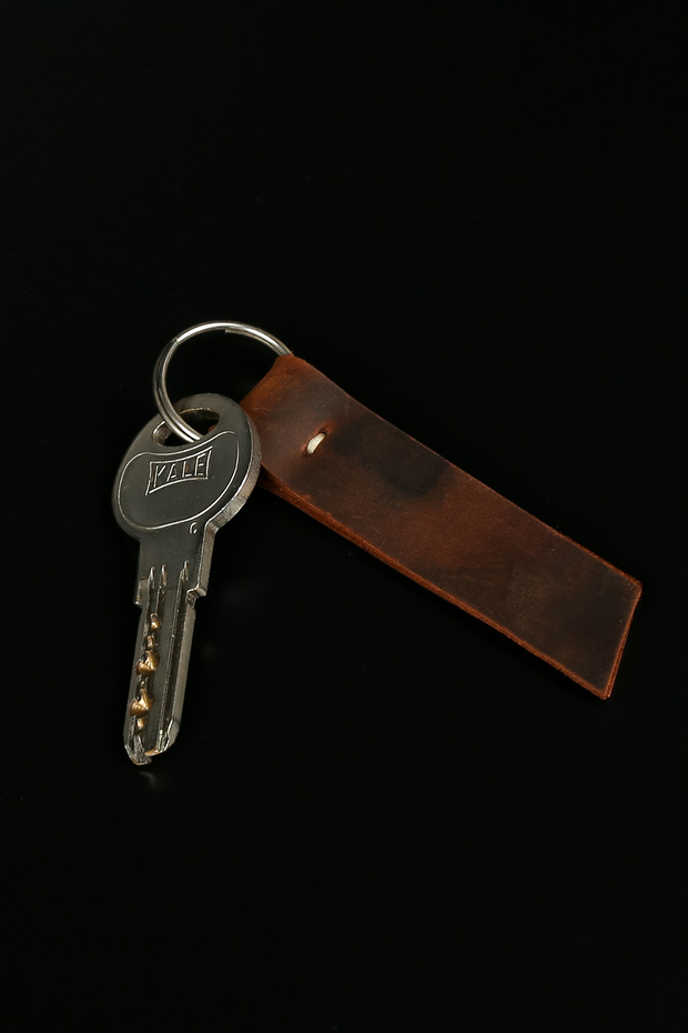 Leather keychain - Real Leather & Handmade