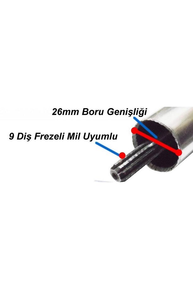 TIRPAN UCU ÇAPA APARATI - TÜM MODELLERE Uyumlu - 26 mm 9 DİŞ - 4