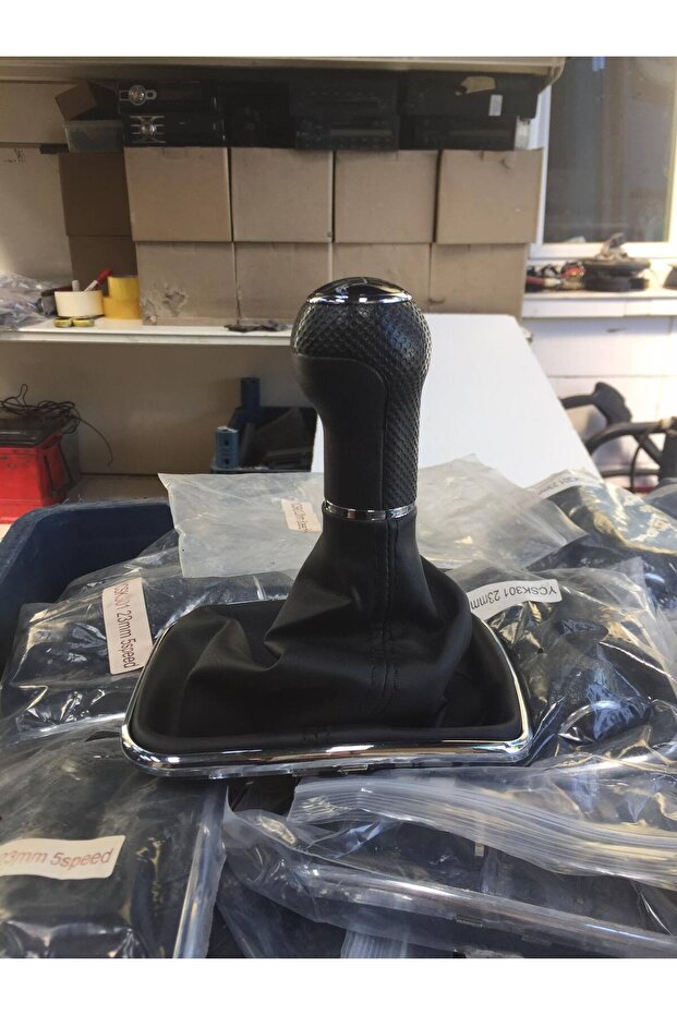 Golf 4 Bora 5 Forward Nickel Shift Knob & Gaiter - 1.6 Gasoline Wide Hole