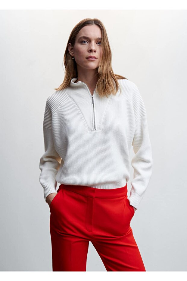 Straight Cut Buttoned Trousers - 6