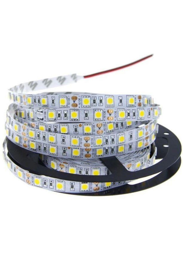 3 Çipli Günışığı Şerit Led 1 Metre 12v Adaptör Kuruluma Hazır Anahtarlı Set - 5