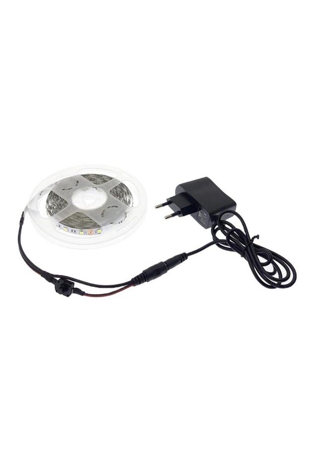 3 Çipli Günışığı Şerit Led 1 Metre 12v Adaptör Kuruluma Hazır Anahtarlı Set - 3