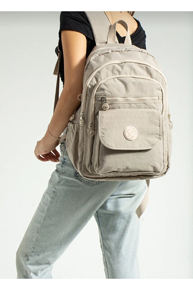 حقيبة مدرسية كبيرة الحجم حقيبة ظهر متعددة الأقسام - 2