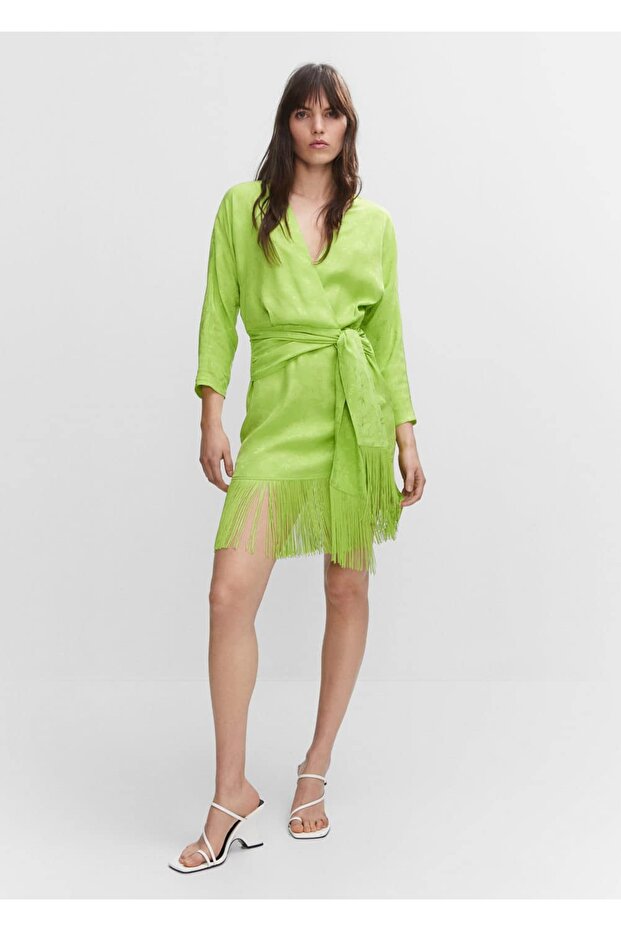 Püsküllü Jakar Elbise - 2