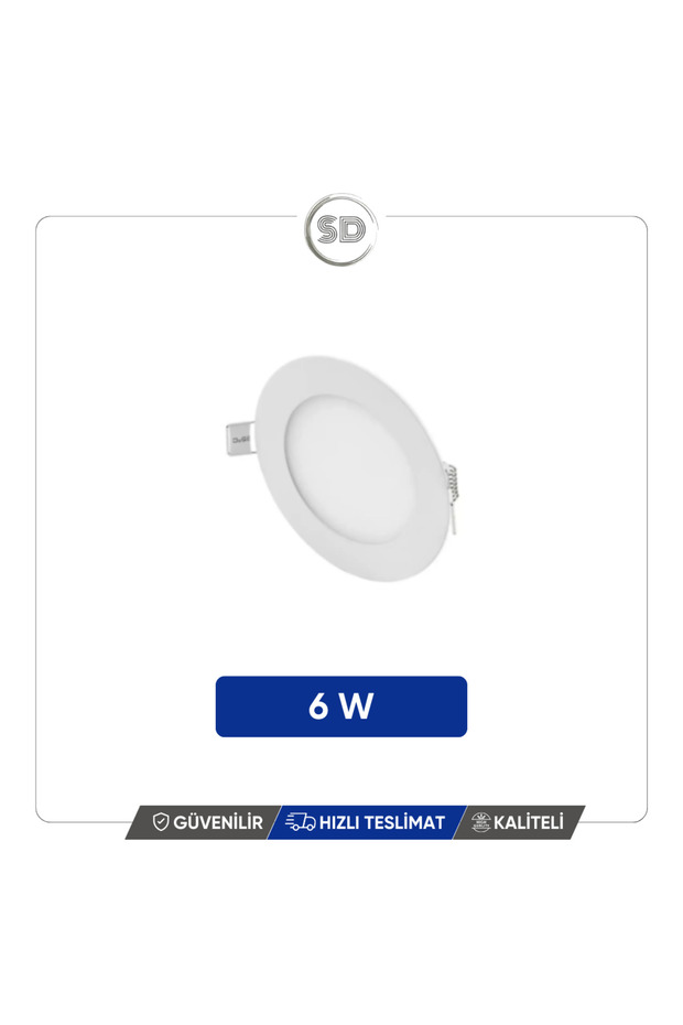 - Slim 6W Panel Led - 1