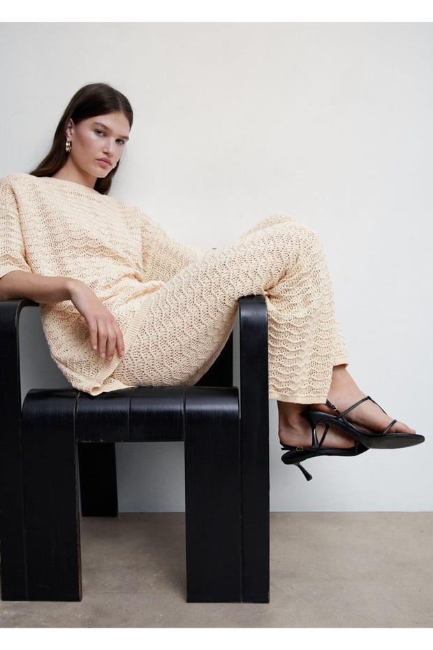 Kısa Kollu Oversize Kazak - 5