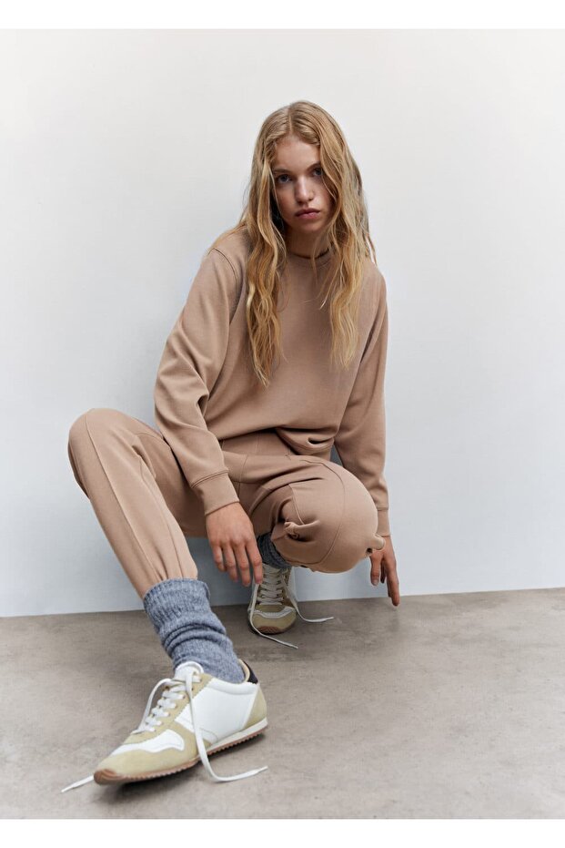 Sweatshirt Kahverengi - 5