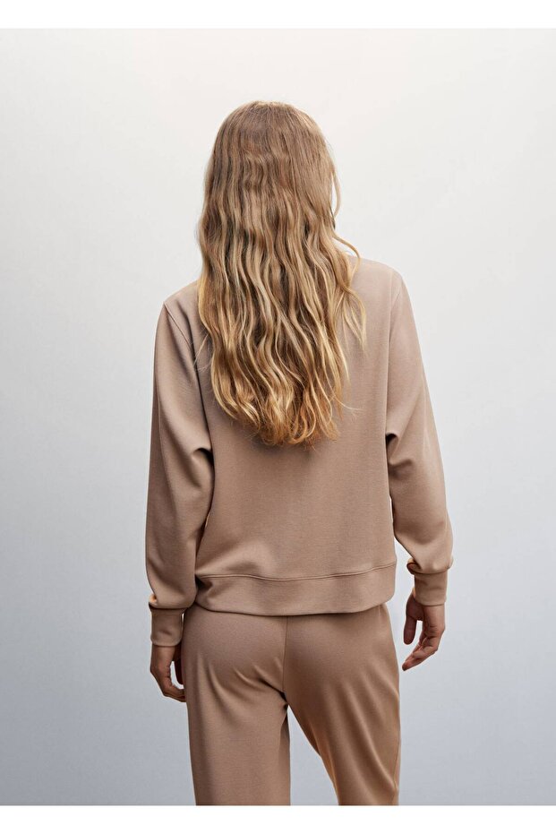 Sweatshirt Kahverengi - 4