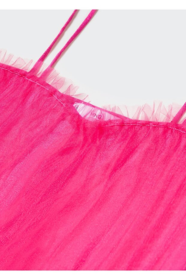 Kalp Yaka Şifon Bluz - 6