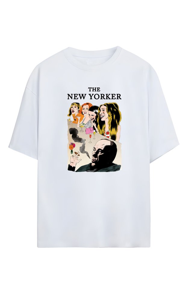 The New Yorker - The Sopranos And The City & - Designed Unisex Oversize T-shirt