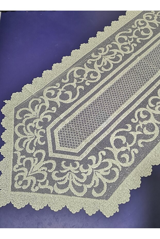 osmanlı desen örme tül ranner örtüsü - 1