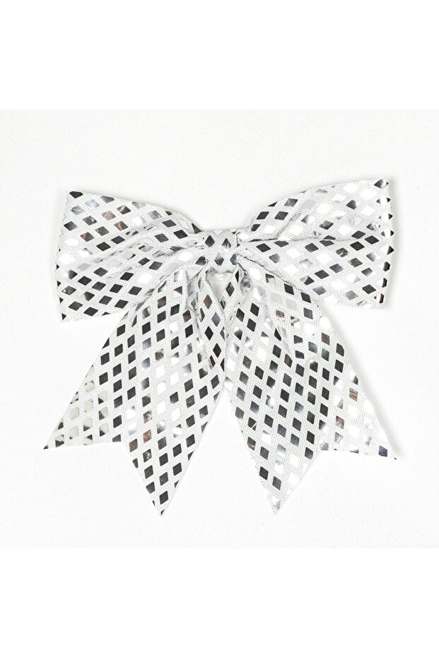 Christmas Ornament Hanging Shiny Sequin Bow Lame 20X20 Cm.