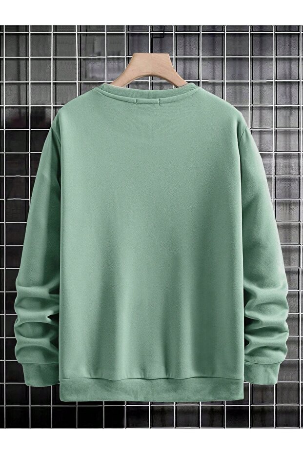 سويت شيرت مانفينيتي هايبي مواد بطبعة دب باللون الأخضر - 2