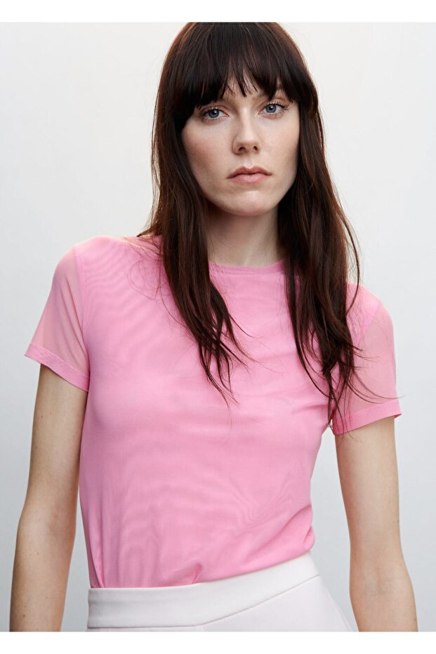 Yarı Transparan Tişört - 7