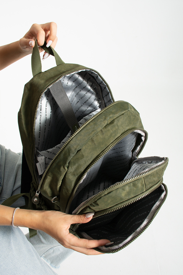 SCHOOL BAG MEGA LARGE SIZE MULTI COMPARTMENT BACKPACK - 5