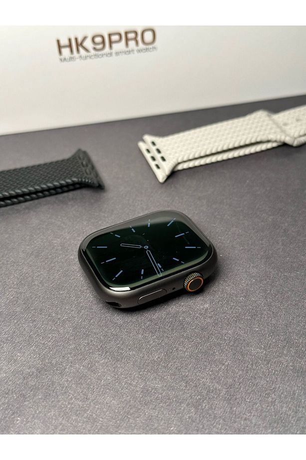 Watch 8 HK9 Pro ChatGPT Versiyon Amoled Ekran Akıllı Saat 2.02inç 2023 Model Çift Kordonlu - 4