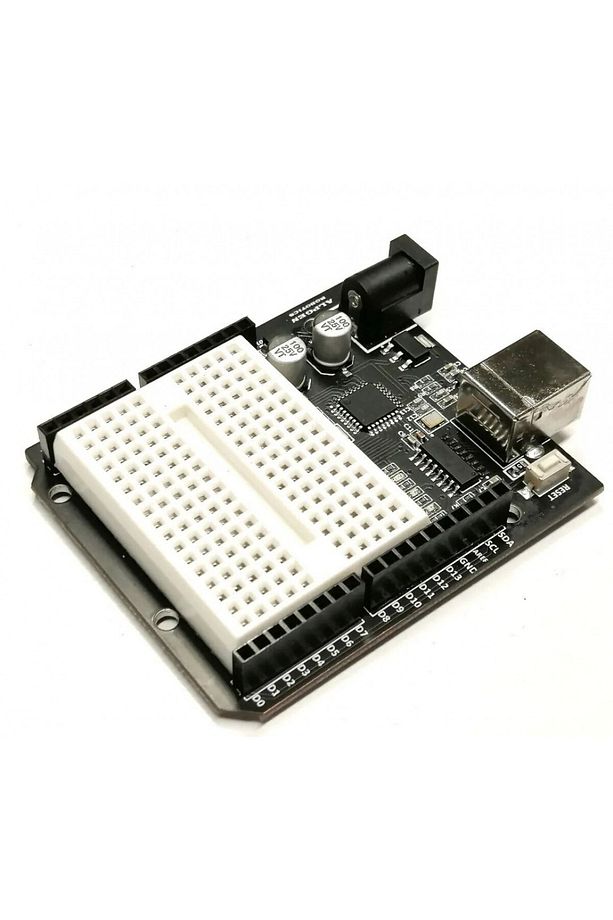 Uno Breadboard Robotik Kodlama Geliştirme Kartı Atmega328p-au - 1