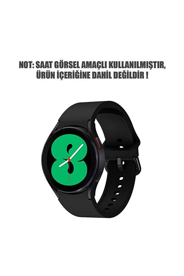 Samsung Galaxy Watch 6 Classic 47mm Kordon Solid Silicone Band Siyah - 2