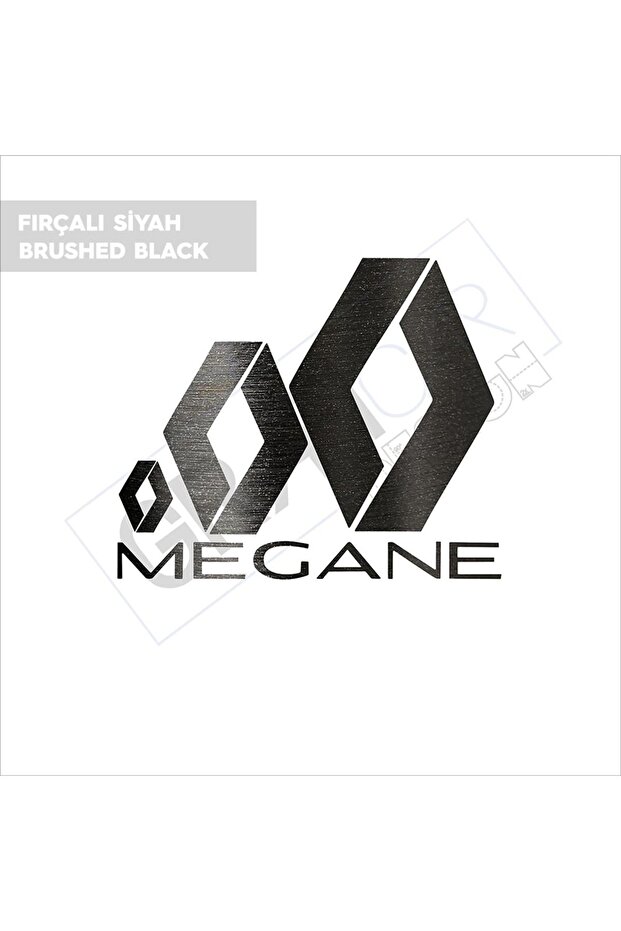 مجموعة ملصقات غطاء شعار Renault Megane 3 / عملية تجميل متوافقة مع حافظة 2013 / أسود مصقول