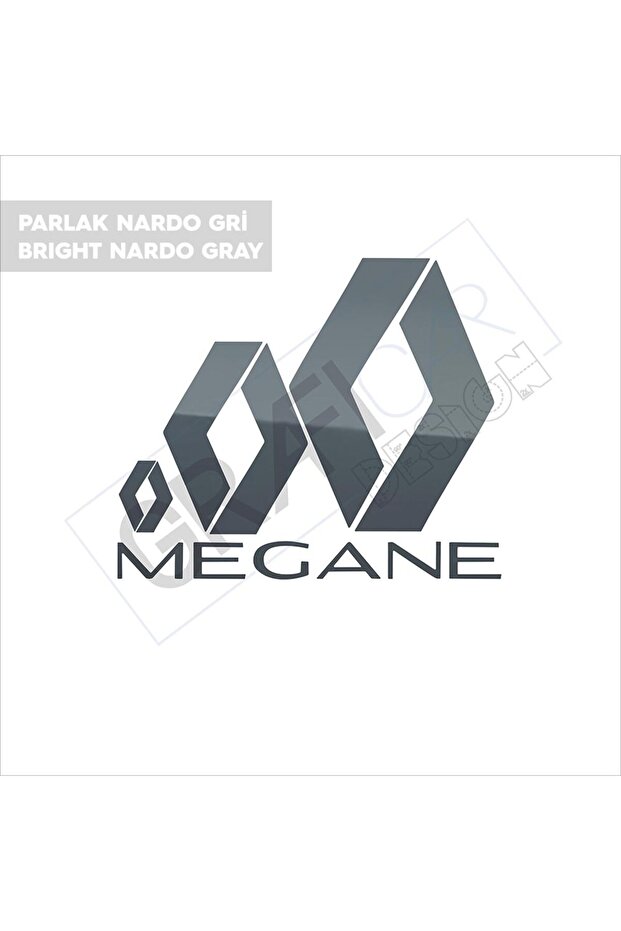 مجموعة ملصقات مطلية بشعار Renault Megane 3 مع حافظة مكياج متوافقة بعد عام 2013