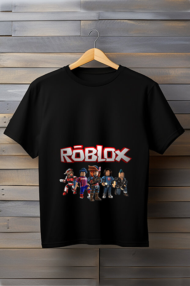 Roblox Baskılı Basic T-Shirt - 1