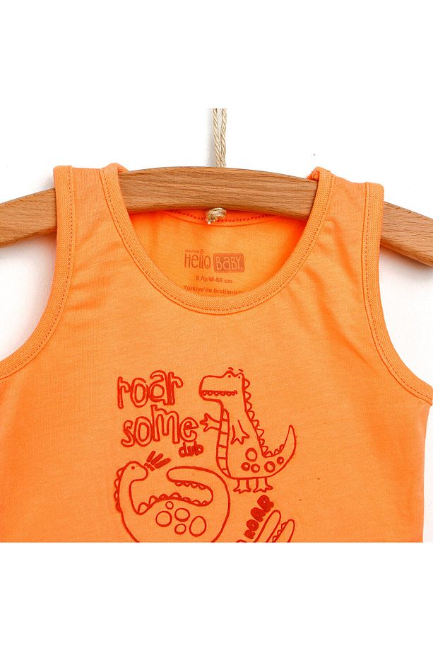 HelloBaby Basic Erkek Bebek Atlet Tshirt - 3