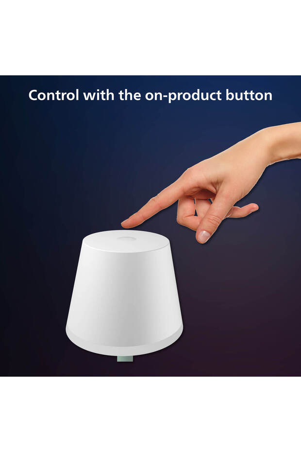 Hue Go Belle Taşınabilir Masa Lambası - Beyaz - 2