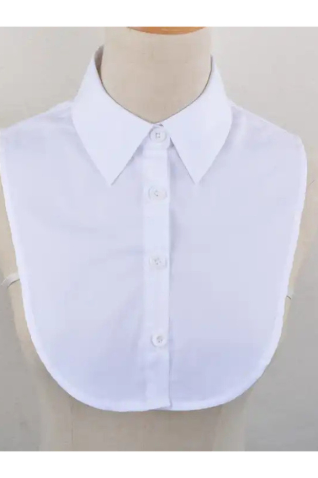 Set of Two Black and White Half Shirt Decorative Double