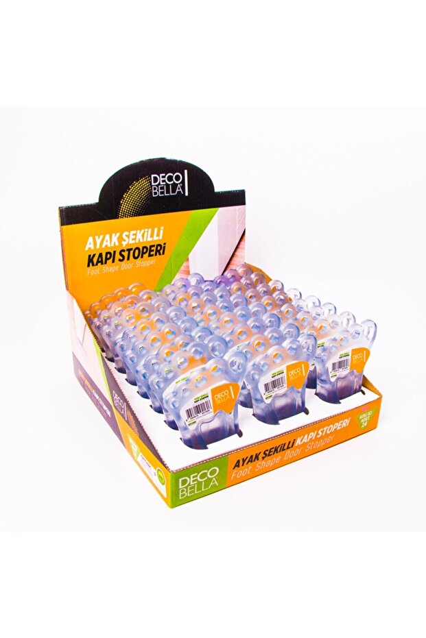 2'li Ayak Şekilli Kapı Stoperi Kapı Altı Tutacak Oda Kapısı Tutucu Aparat - 1