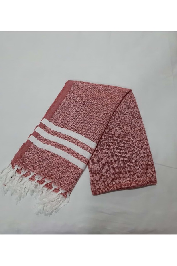 الخيزران Peshtemal الماس الأحمر