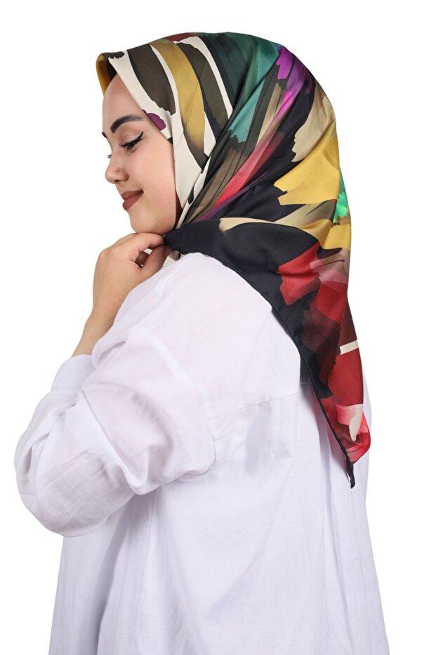 Polyester Tivil Scarf 22-23 Winter Season -8295795 - Color-914-51