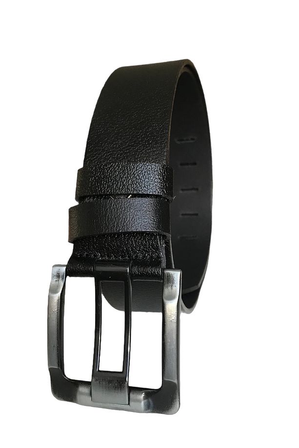 %100 Hakiki Kaliteli Deri 4.5 Cm Geniş Dilli Siyah Kot, Spor Kemer=dk-genis - 3
