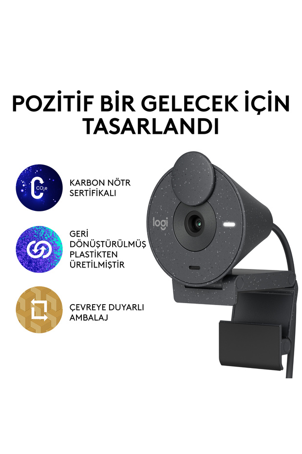 Brio 300 Full HD Webcam -- Grafit 960-001436 - 5